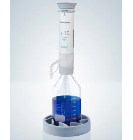 Distributeur Ceramus classic pour dosage manuel - 5.0 à 30.0 ml - Hirschmann