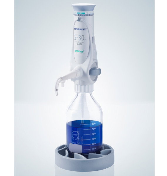 Distributeur Ceramus pour dosage manuel - 5.0 à 30.0 ml - Hirschmann