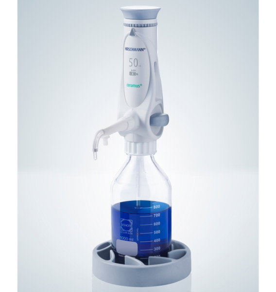 Distributeur Ceramus pour dosage manuel - 50.0 ml fixe - Hirschmann