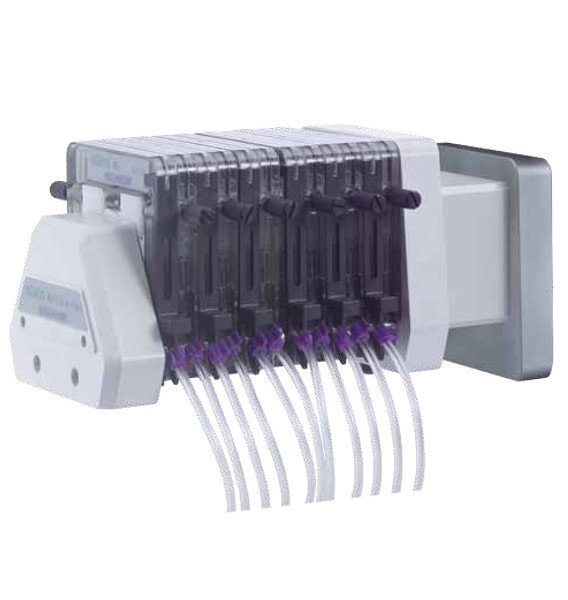 Tête de pompe multicanale Rotarus® MKF 12-8 - 12 canaux, 8 galets - Hirschmann