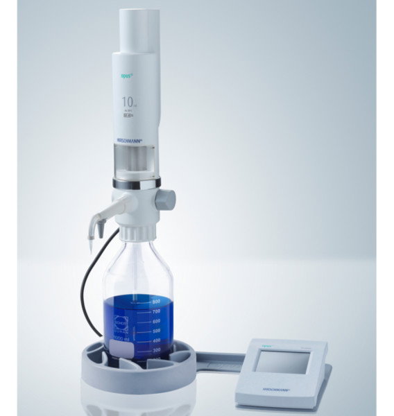 Distributeur motorisé OPUS Titration pour titrage - 10 ml - Hirschmann