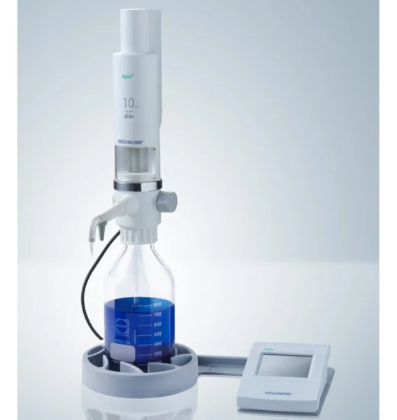 Distributeur motorisé OPUS Titration pour titrage - 10 ml - Hirschmann