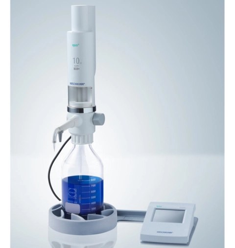 Distributeur motorisé OPUS Titration pour titrage - 10 ml - Hirschmann