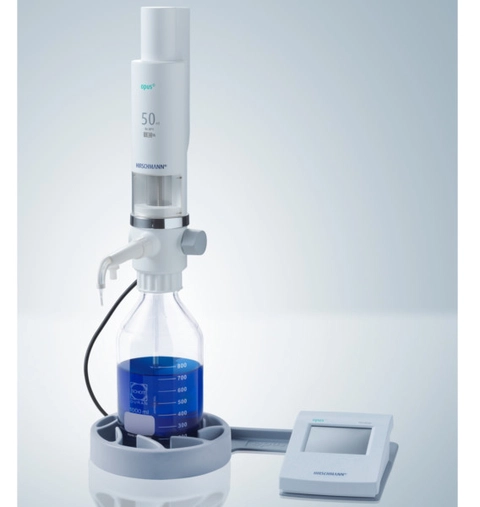 Distributeur motorisé OPUS Titration pour titrage - 50 ml - Hirschmann