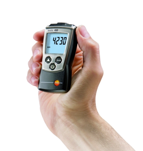 Mesure de la vitesse de rotation : tachymètre sans contact 460