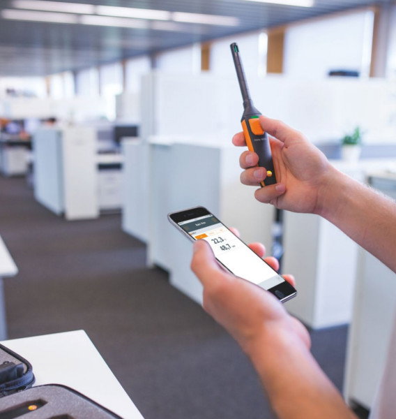 Thermo-hygromètre avec commande Smartphone 605i - Testo