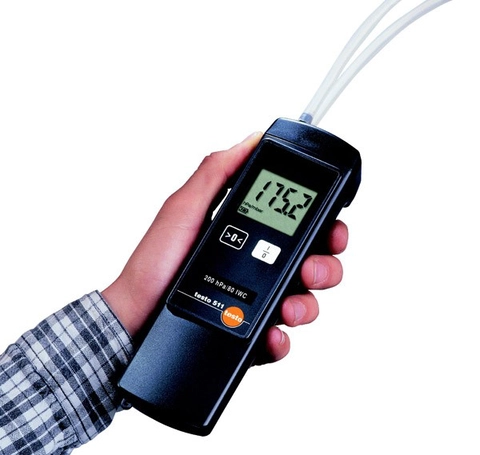 Mesure de pression différentielle : manomètre testo 521-1