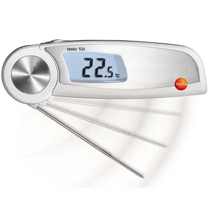 Thermomètre pour mesure à coeur repliable étanche Testo 104 - TESTO