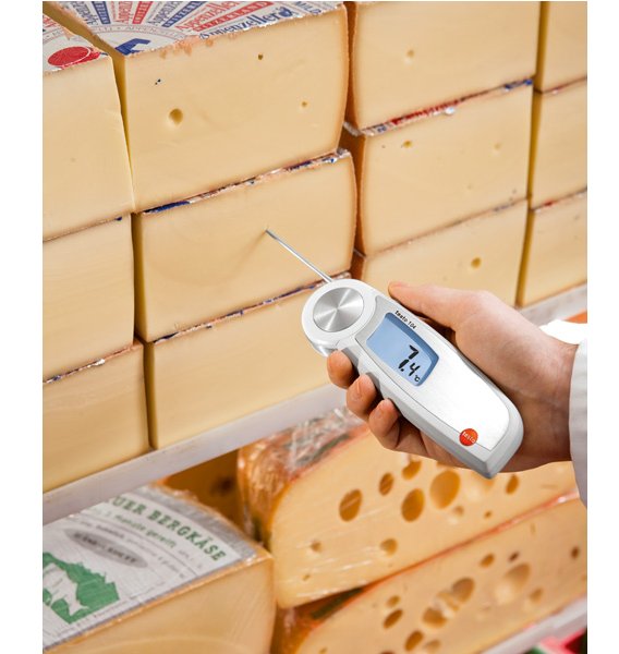 Thermomètre pour mesure à coeur repliable étanche Testo 104 - TESTO