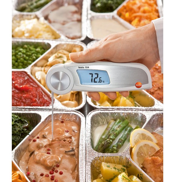 Thermomètre pour mesure à coeur repliable étanche Testo 104 - TESTO
