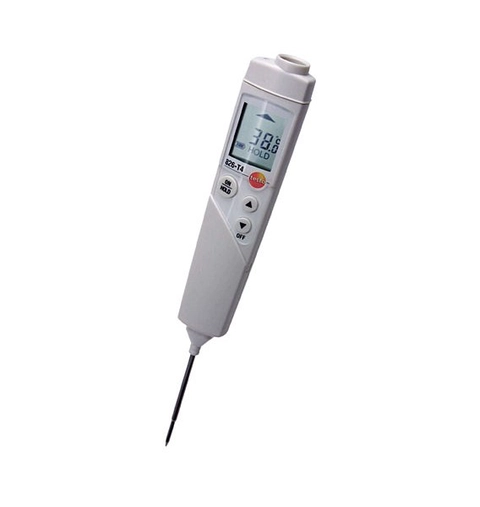 Thermomètre 2 en 1 : infrarouge + mesure à coeur - TESTO