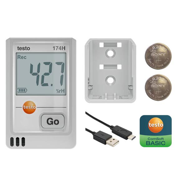 Mini-enregistreur de données de température / humidité 174 H - Testo