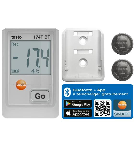 Mini-enregistreur de données de température Bluetooth® 174 T BT - Testo