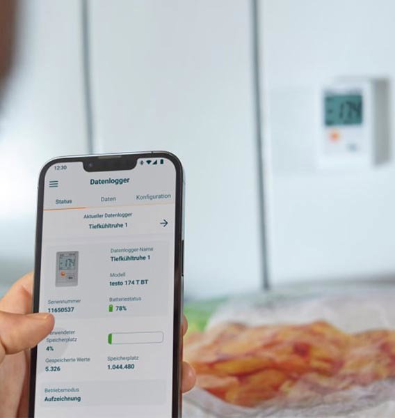 Mini-enregistreur de données de température / humidité Bluetooth® 174 H BT - Testo