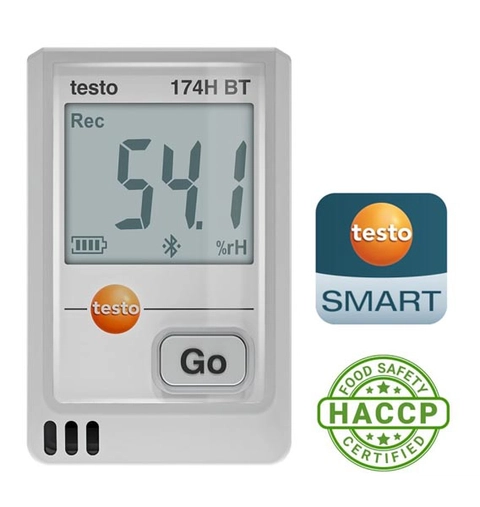 Mini-enregistreur de données de température / humidité Bluetooth® 174 H BT - Testo