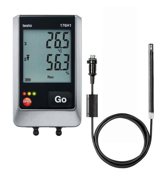 Pack enregistreur de données (solution complète) 176-H1 + sonde 05726172 - Testo