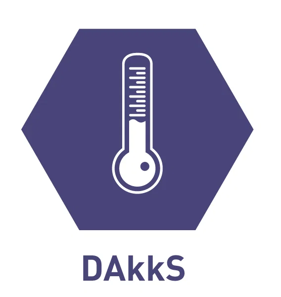 Certificat d'étalonnage en température de contact DAkkS standard - TIS