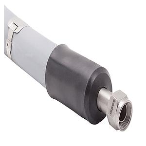 Tuyau métallique 3 m - Simple isolation (-50 à +200°C)