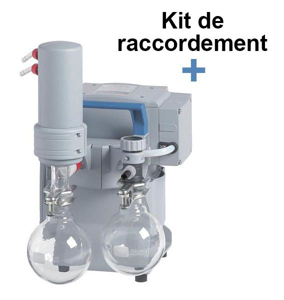Pack pompe à vide MZ2CNT AK EK + éléments de raccordement - Kit complet - Vacuubrand