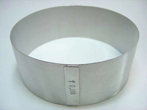 Tamis annulaire en acier inox 360 °- 0.08 mm