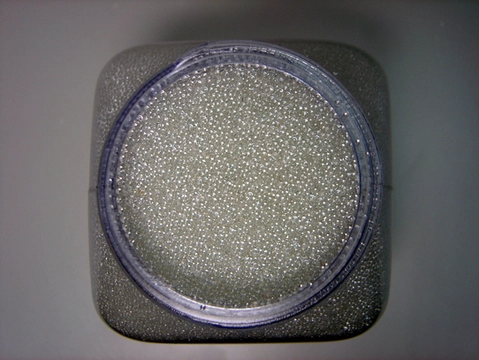 22.222.0004 - Bille de broyage pour tubes à réactions - verre - Ø 0.75 / 1.00 mm- Retsch
