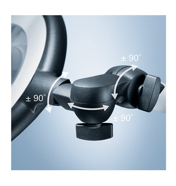 Lampe-loupe avec bras flexible LED TEVISIO - Waldmann
