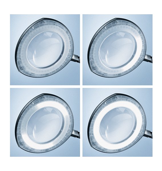 Lampe-loupe avec bras flexible LED TEVISIO - Waldmann